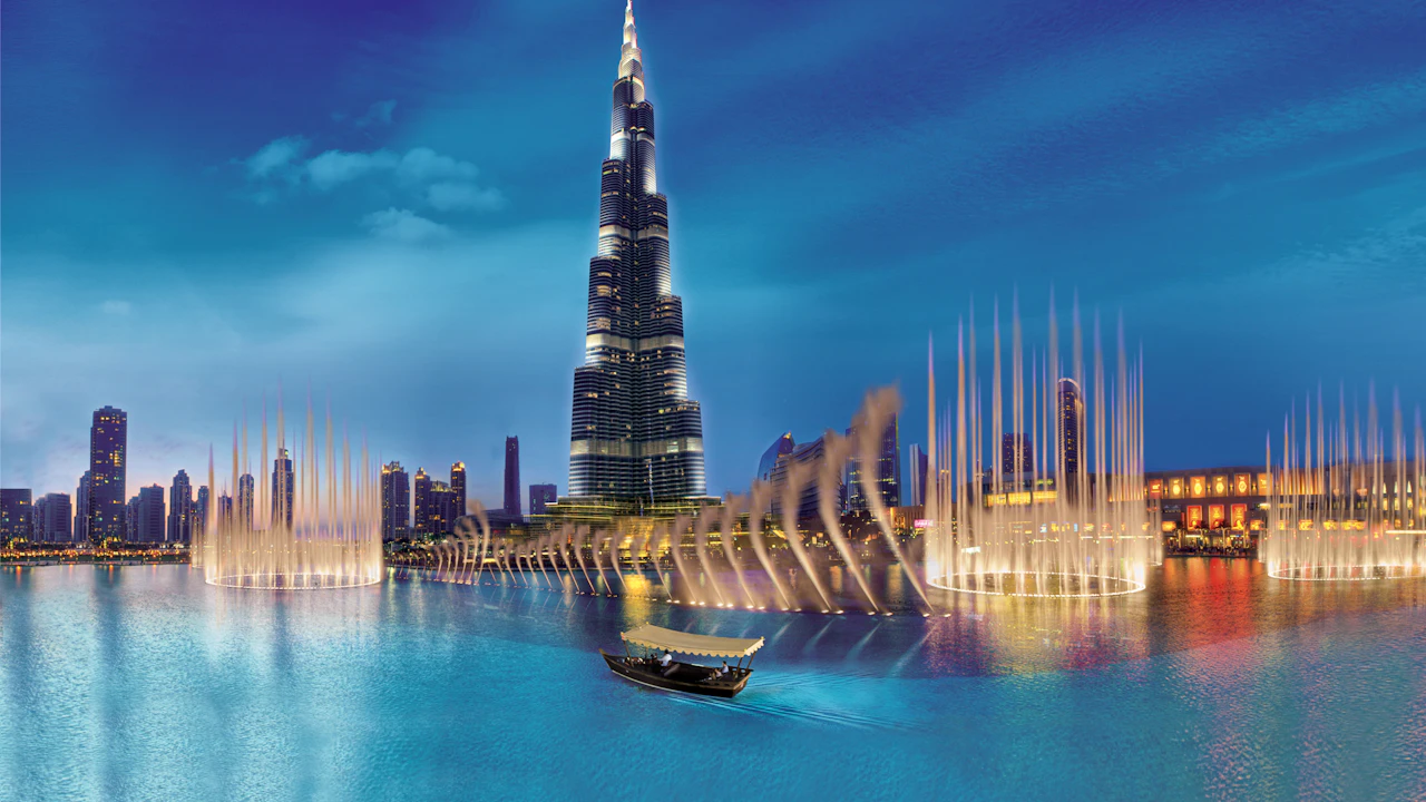 The Dubai Fountain Show and Lake Ride Discount
