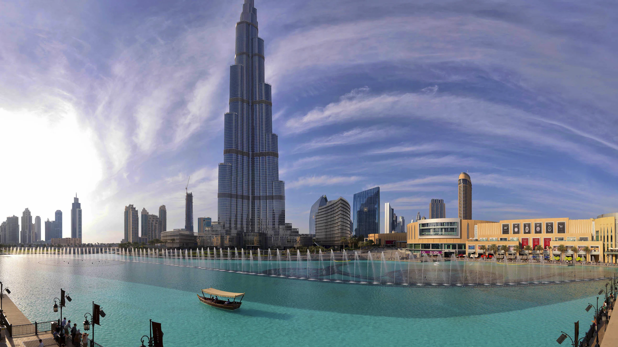 The Dubai Fountain Show and Lake Ride Ticket