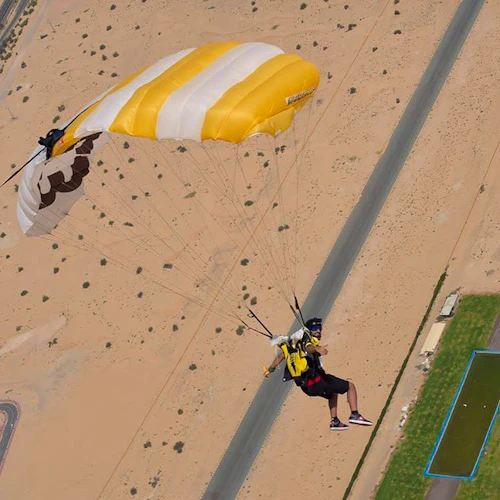 Skydive Dubai Desert Drop Zone  Location