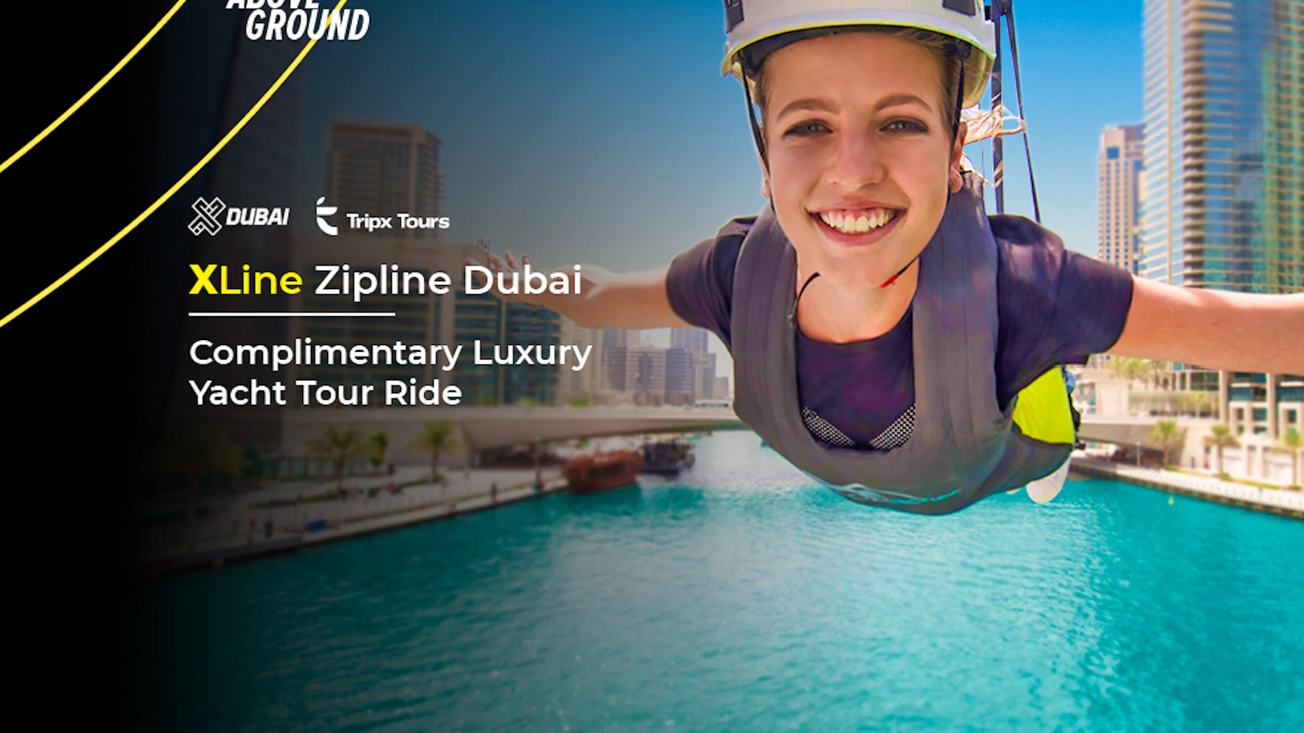 XLine Zipline Dubai Marina  Location