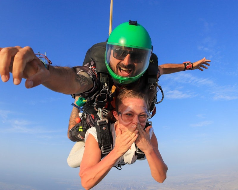 Skydive Dubai - Tandem Skydive at Palm Drop Zone  Ticket