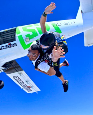 Skydive Dubai: Tandem Skydiving at Palm Drop Zone with Photos & Videos