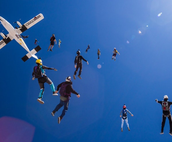 Skydive Dubai - Tandem Skydive at Palm Drop Zone 