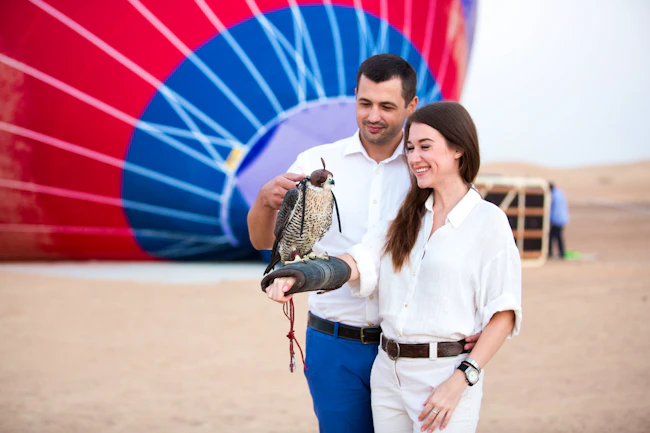 Standard Hot Air Balloon, Camel ride with Breakfast & Desert Safari Discount