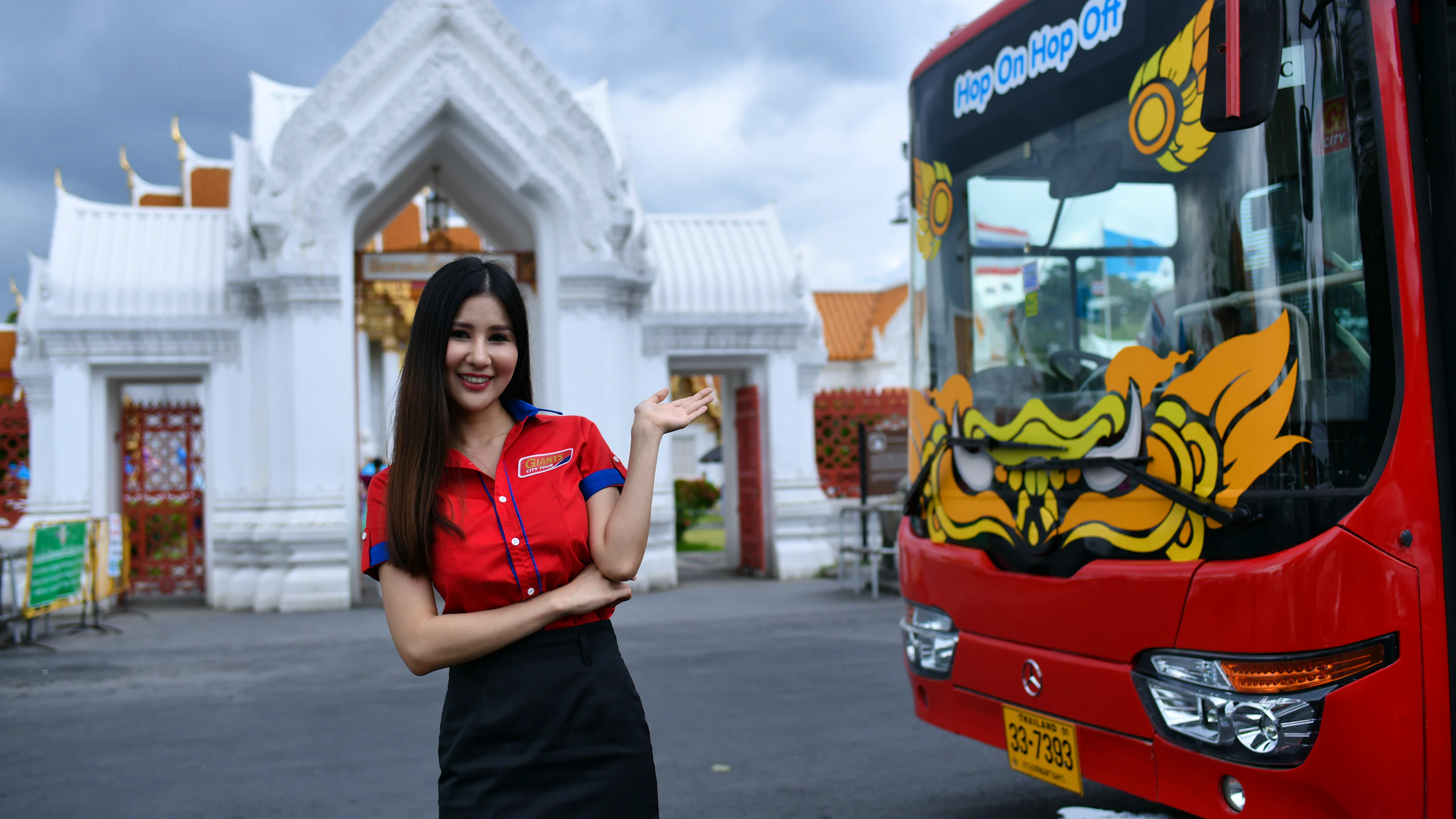 Hop on Hop off Bus Bangkok By Giants City Tour Ticket