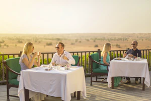 Desert Conservation Wildlife Drive with Breakfast at Al Maha Resort
