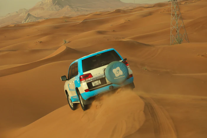 Morning Desert Safari Dubai: Dune Bashing, Sand Boarding, Camel Ride with Brunch Discount