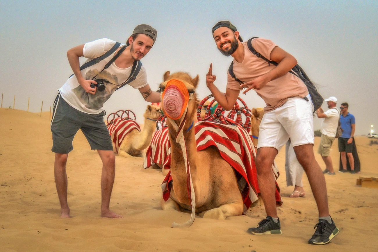 Morning Desert Safari Dubai: Dune Bashing, Sand Boarding, Camel Ride with Brunch Thrillark