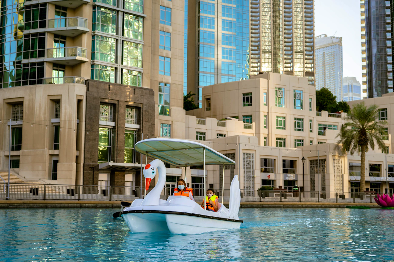 Dubai Fountain Pedal Swan Boats Ticket