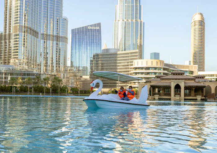 Dubai Fountain Pedal Swan Boats Discount