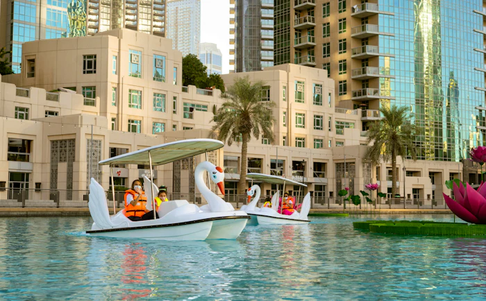 Dubai Fountain Pedal Swan Boats Price