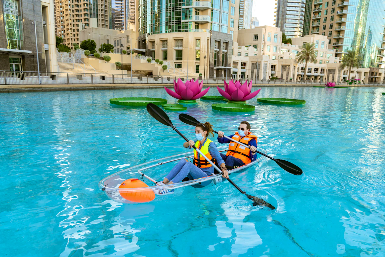 Dubai Fountain Kayaking Adventure Location