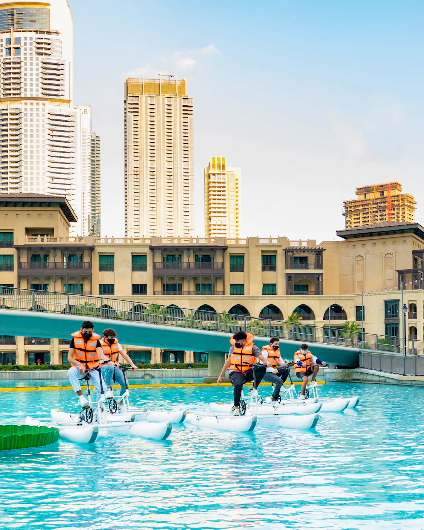 Dubai Fountain Water Bikes 