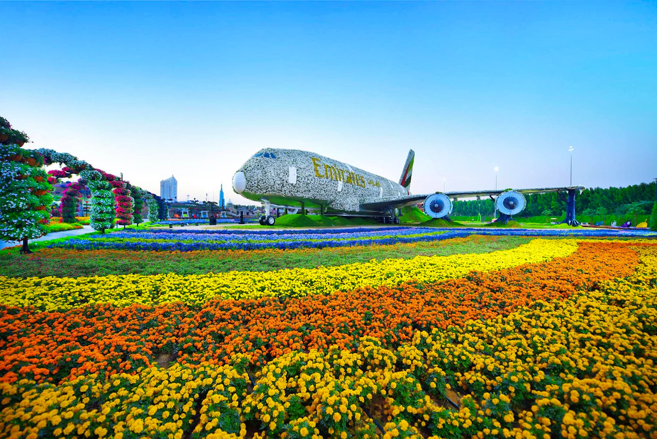 Combo: Miracle Garden & Global Village Tickets + Transfers Ticket