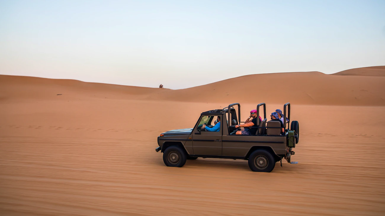 Evening Desert Safari in G Class with Al Marmoom Bedouin Experience Discount