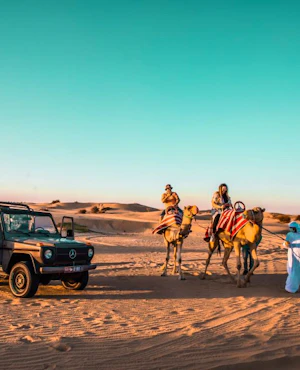 Morning Desert Safari by Vintage G Class at Al Marmoom Oasis