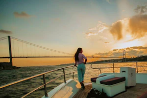 Evening Sunset Cruise on a Luxury Yacht in Istanbul