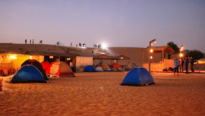 Overnight Desert Safari with Arabian Nights Experience Location
