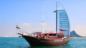 Dubai Marina Sailing Tour with BBQ and Swimming Experience