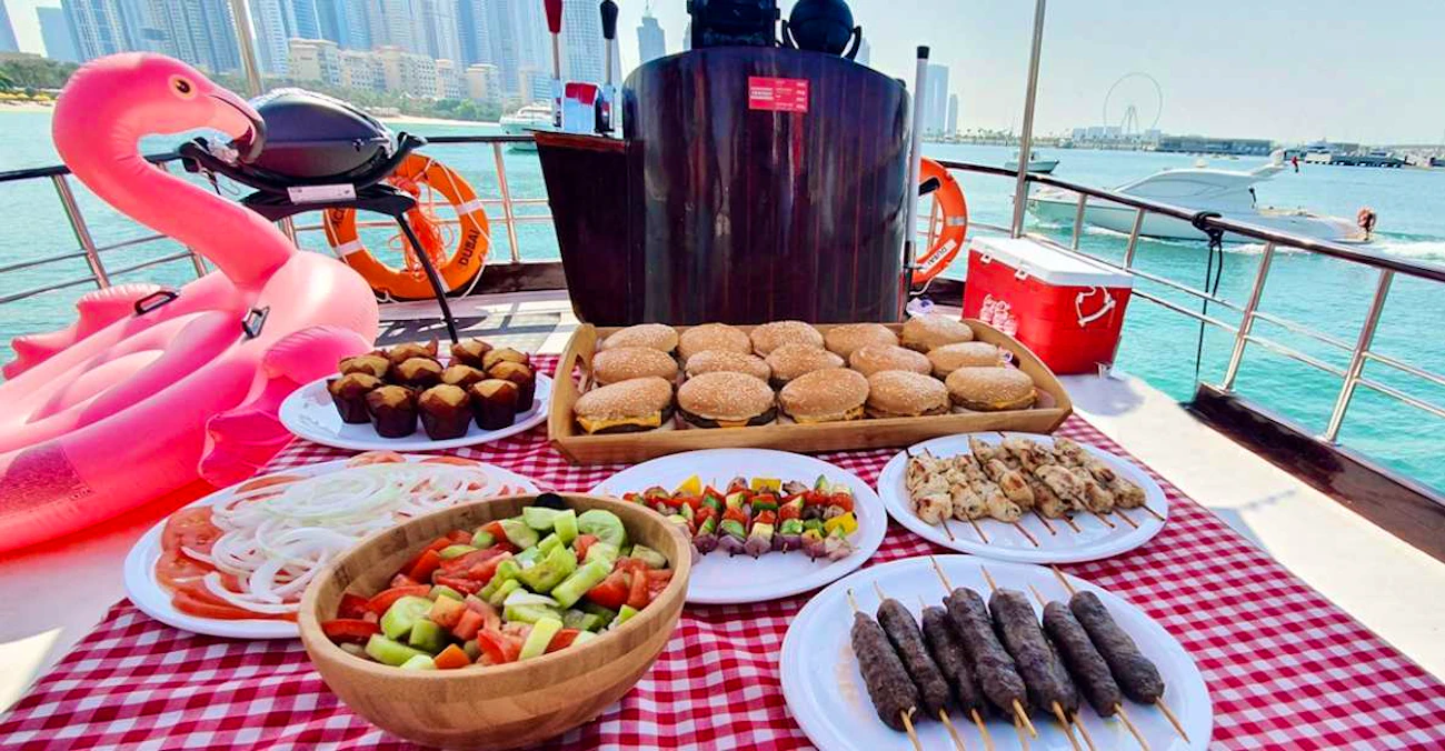 Dubai Marina Sailing Tour with BBQ and Swimming Experience Location