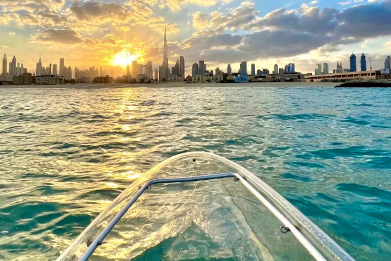 Clear Kayaking in Dubai with Burj Khalifa view Ticket