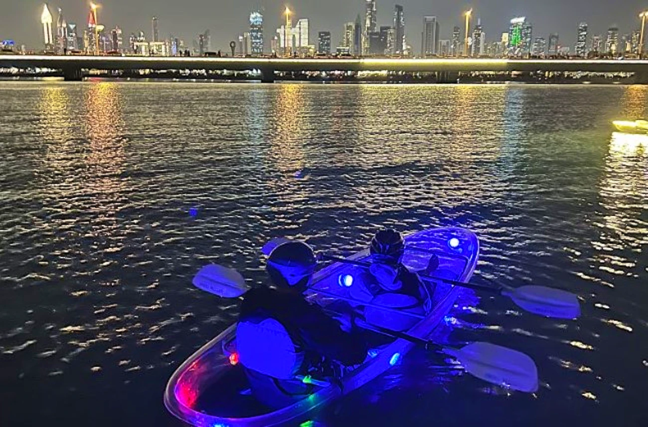 Night Clear Kayak in Dubai  Ticket